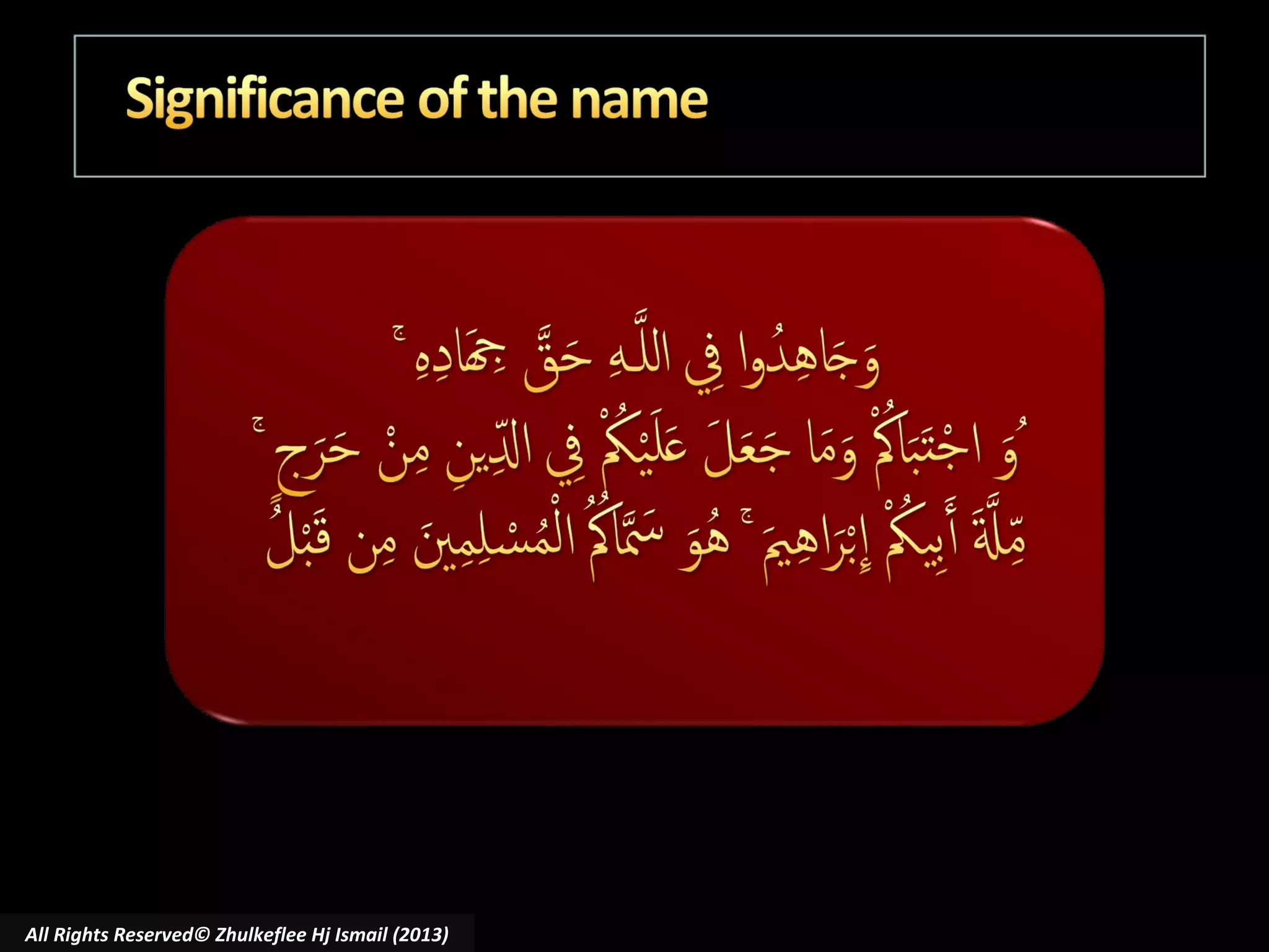 All Rights Reserved© Zhulkeflee Hj Ismail (2013)

 