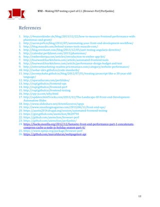 Front End performance as a Continuous Integration - Part2 (Browserperf ...