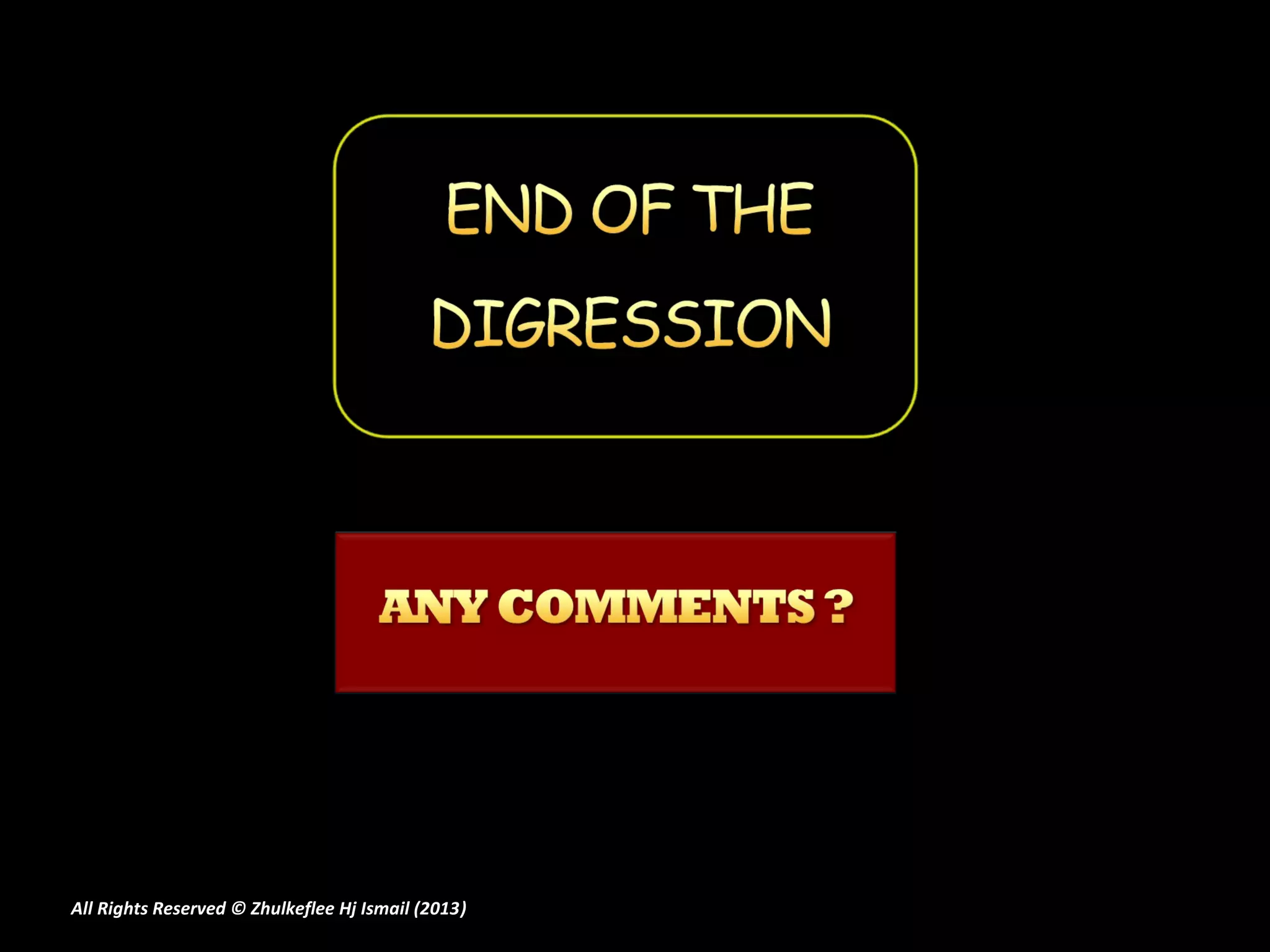 All Rights Reserved © Zhulkeflee Hj Ismail (2013)
                                                )
 