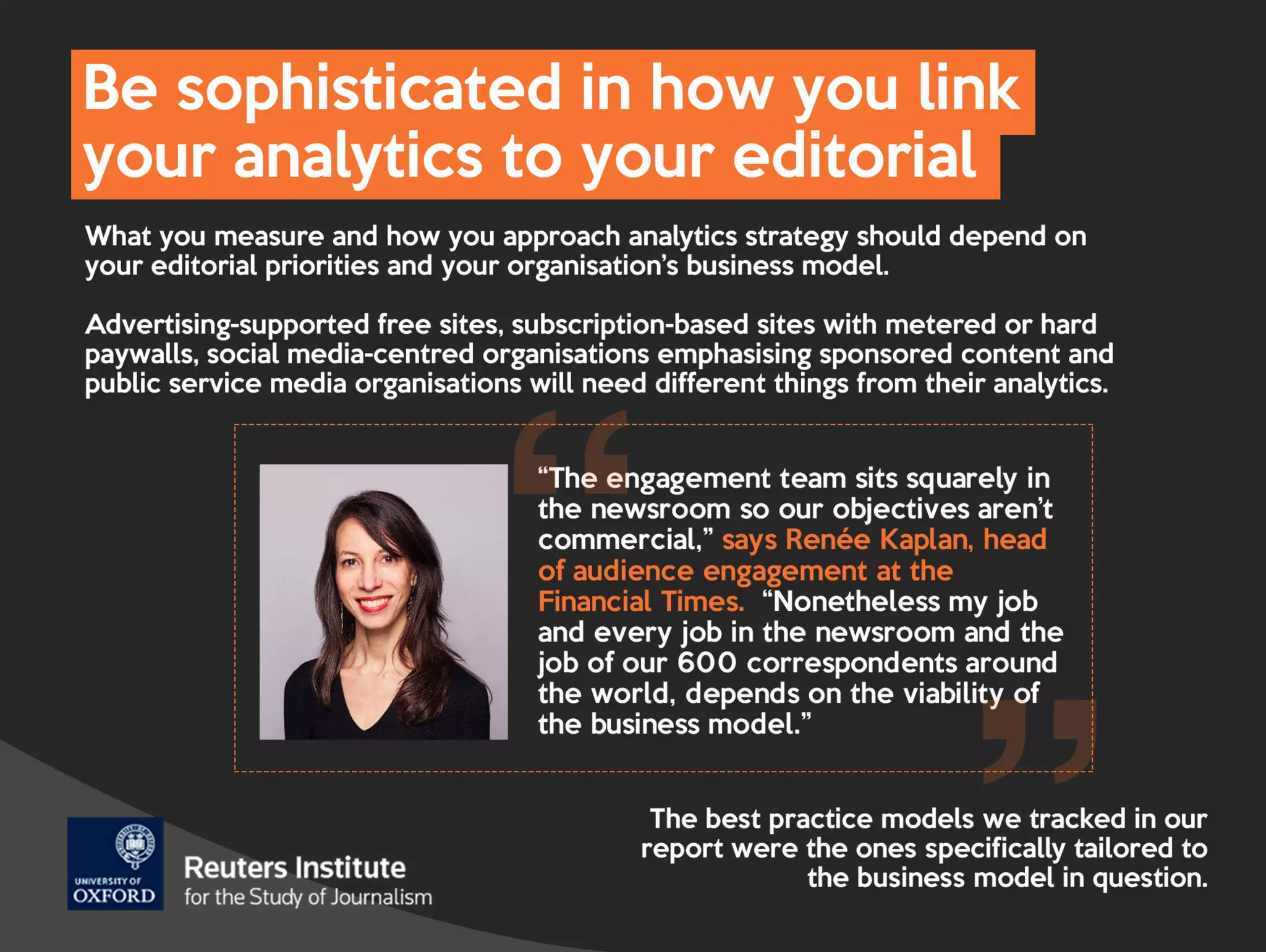 Editorial analytics – turning insights into action