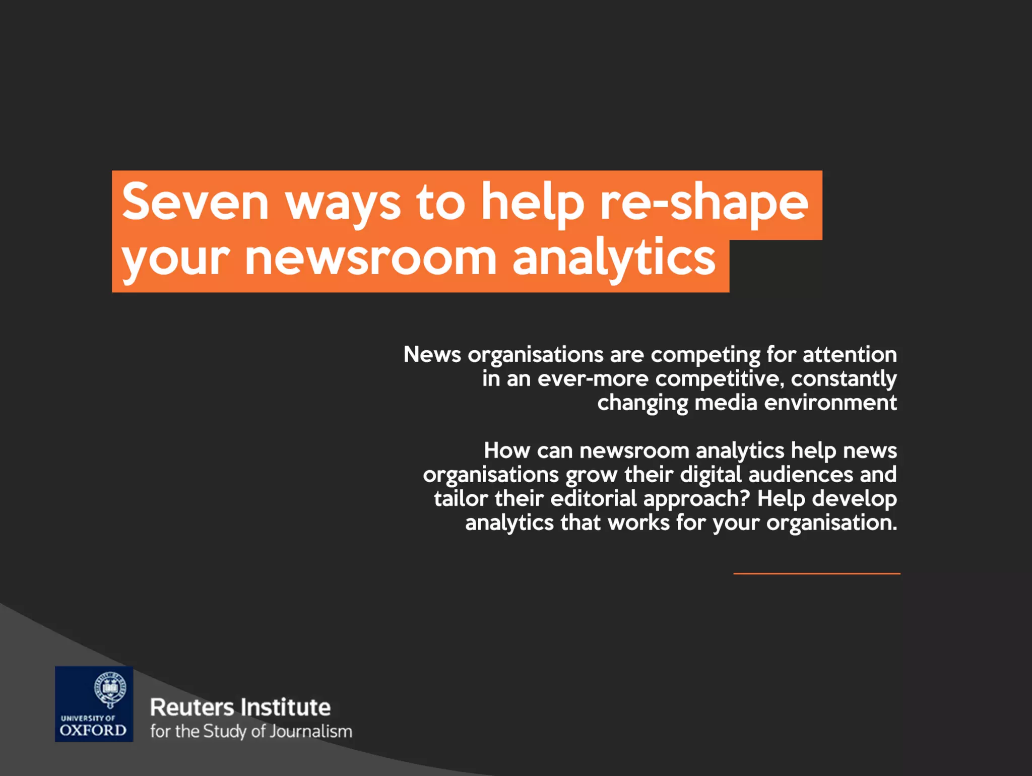 Editorial analytics – turning insights into action