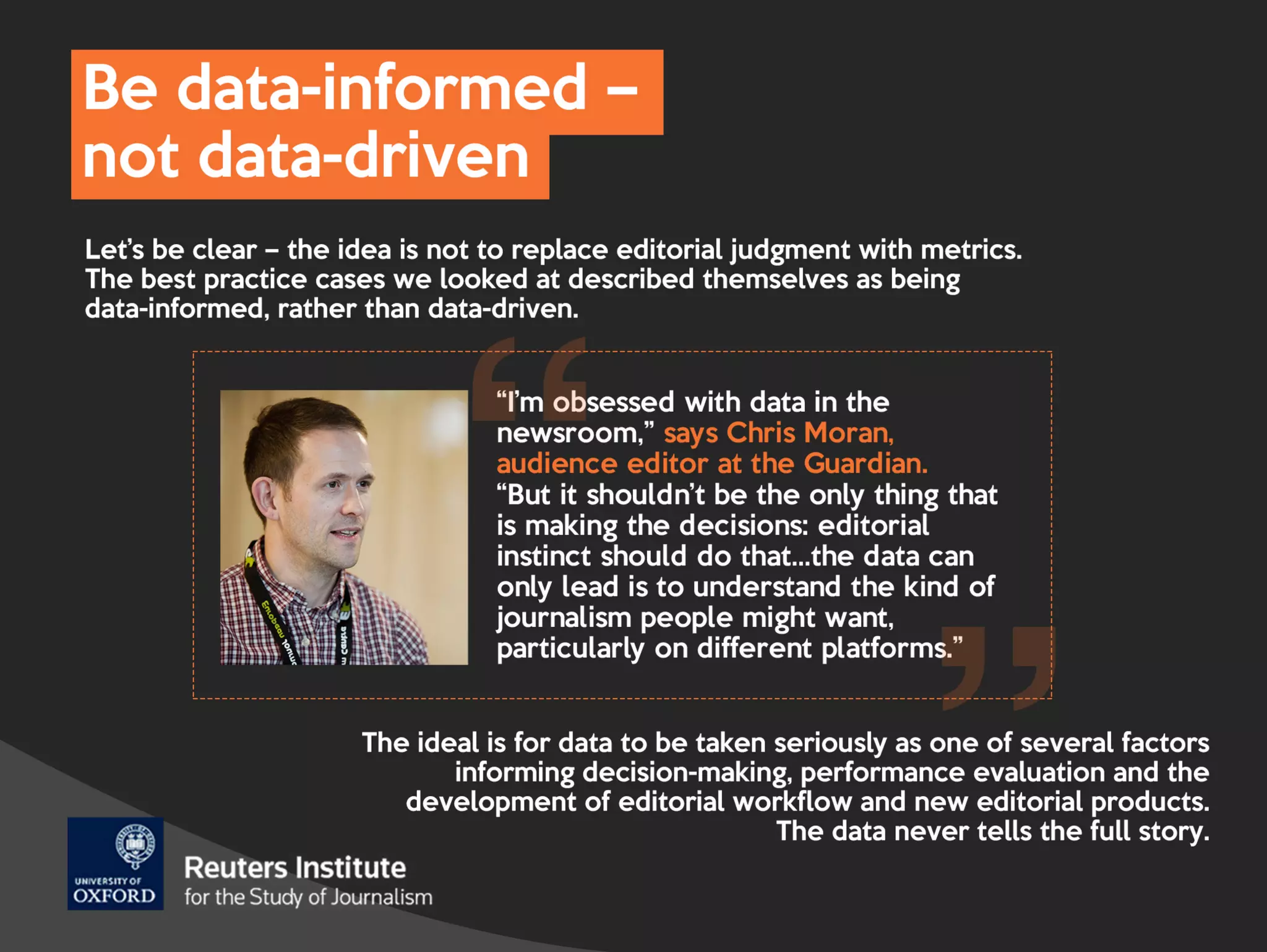 Editorial analytics – turning insights into action