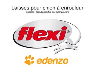 Laisses pour chien à enrouleur
      gamme Flexi disponible sur edenzo.com
 