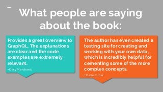 What people are saying
about the book:
The author has even created a
testing site for creating and
working with your own d...