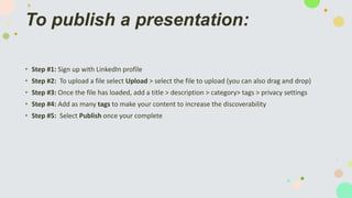A Guide to Slideshare | PPTX