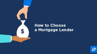 How to Choose
a Mortgage Lender
$
 