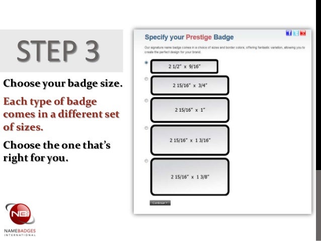 how to design your own name badge