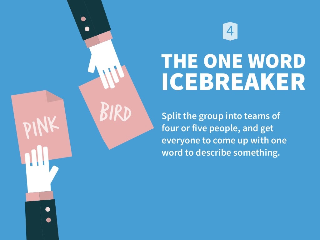 THE ONE WORD ICEBREAKER Split