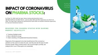 Impact of COVID on Indian Stock Market. | PDF