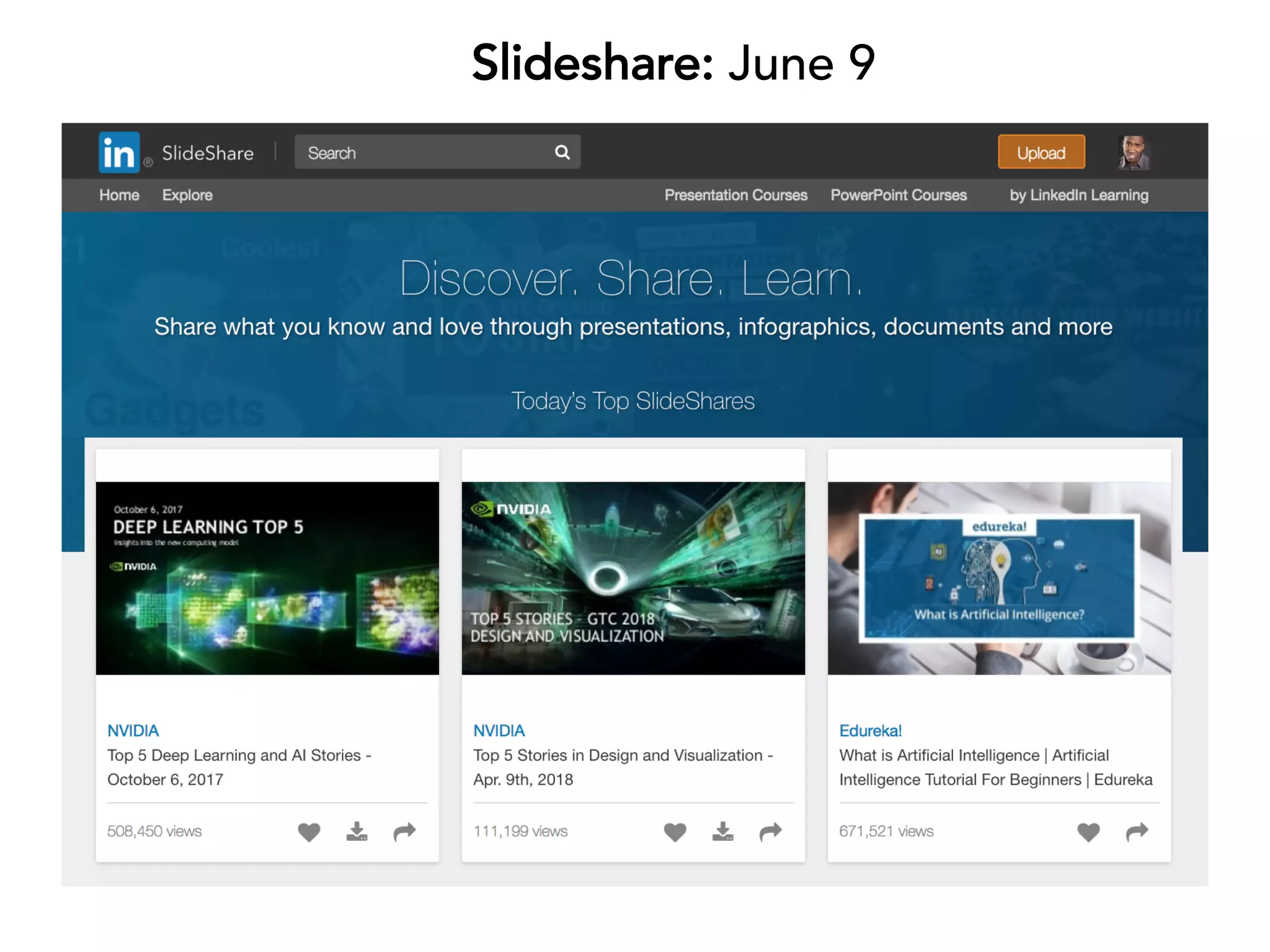 Slideshare: June 9