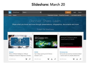 Slideshare: March 20
 