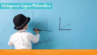 Gráficas, diagramas, juegos, mapas de conceptos, mapas mentales y
diagramas de Venn.
 