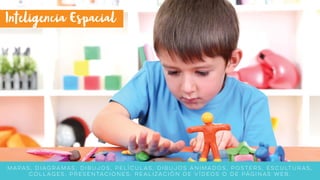 Mapas, diagramas, dibujos, películas, dibujos animados, posters, esculturas,
collages, presentaciones, realización de vídeos o de páginas web.
 