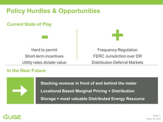 Challenges and Opportunities to Boost Energy Storage Deployment | PDF