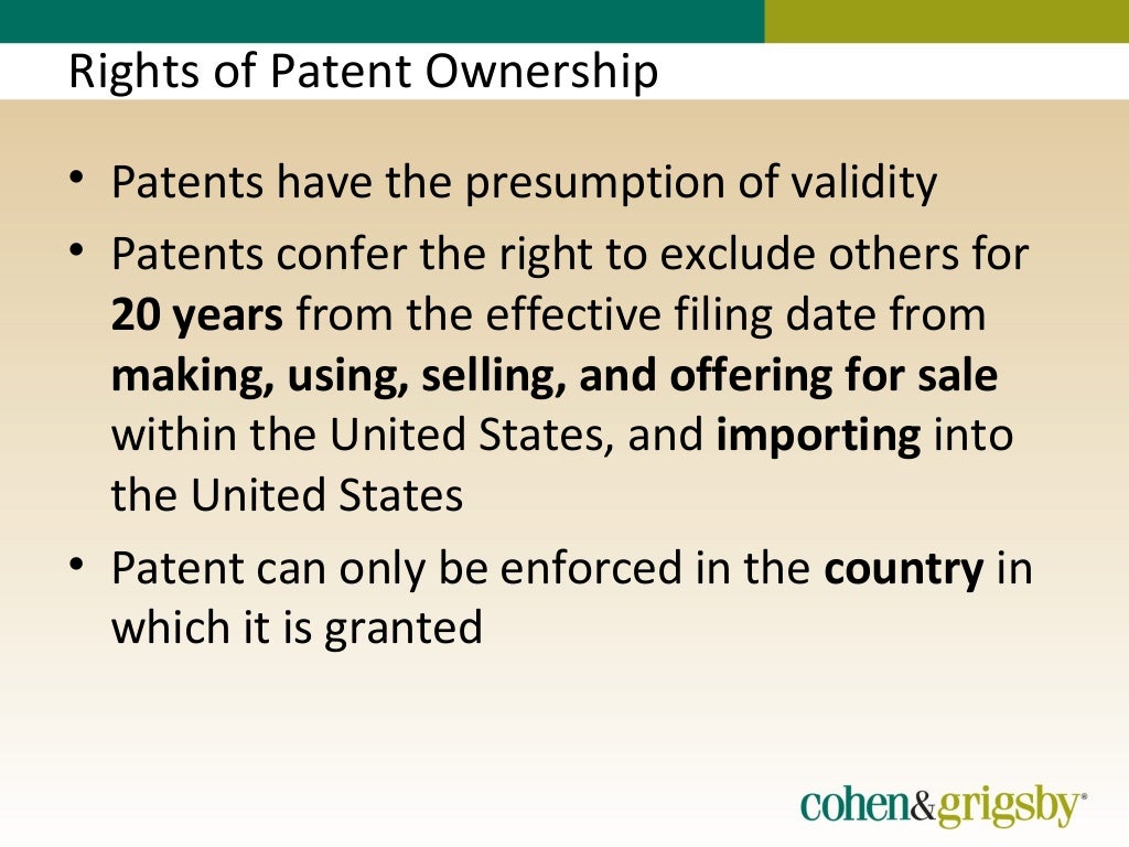 Introduction to Patent Law