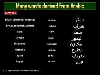 Ibn Rushd (Averroes)
Andalusian Arab Philosopher
(1126-1198) his commentary
on Aristotle greatly
influenced European
thinkers of Early Modern
Period spurred the Neo-
classical movement .
All Rights Reserved© Zhulkeflee Hj Ismail (2015)
 