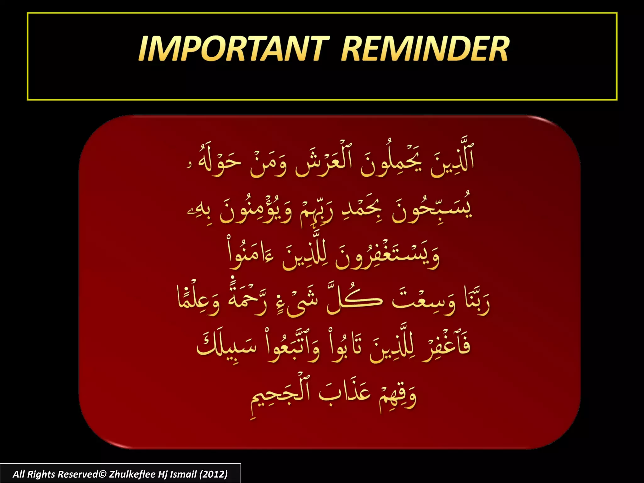 All Rights Reserved© Zhulkeflee Hj Ismail (2012)
 