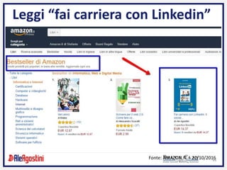 44
Leggi “fai carriera con Linkedin”
Fonte: AMAZON.IT – 21/10/2016
 