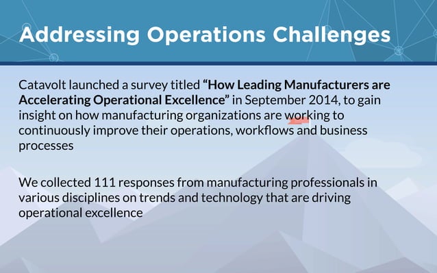 Accelerating Operational Excellence in 2015: Exceeding Customer ...