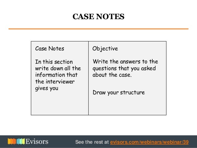 interview case