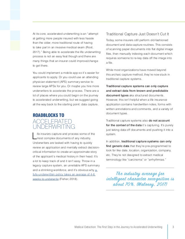 Medical Extraction The First Step in the Journey to Accelerated