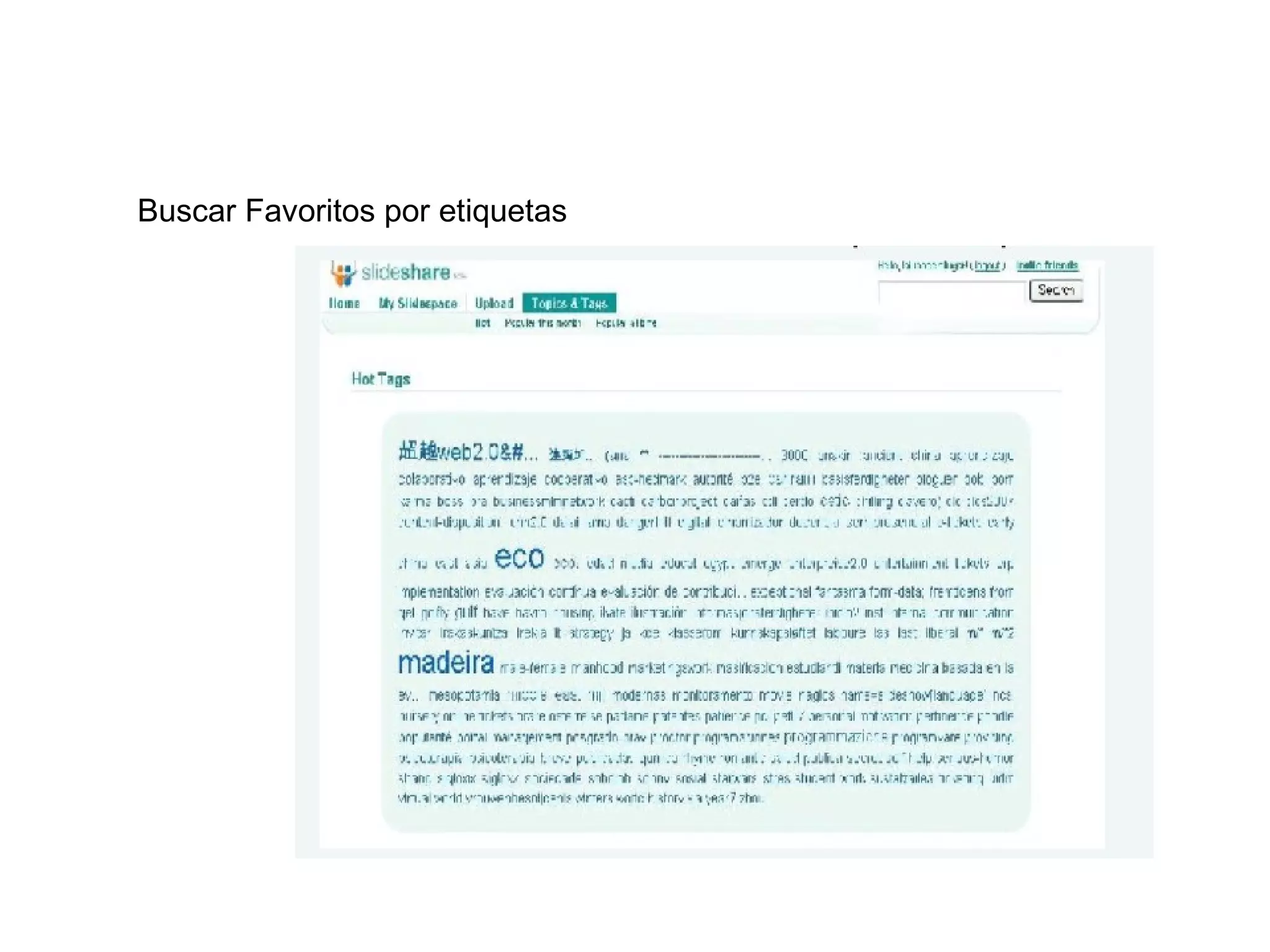 Buscar Favoritos por etiquetas 