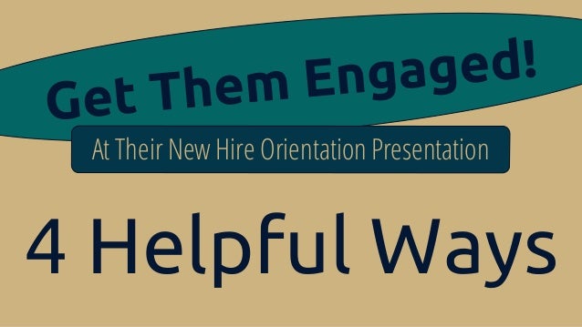 new hire presentation