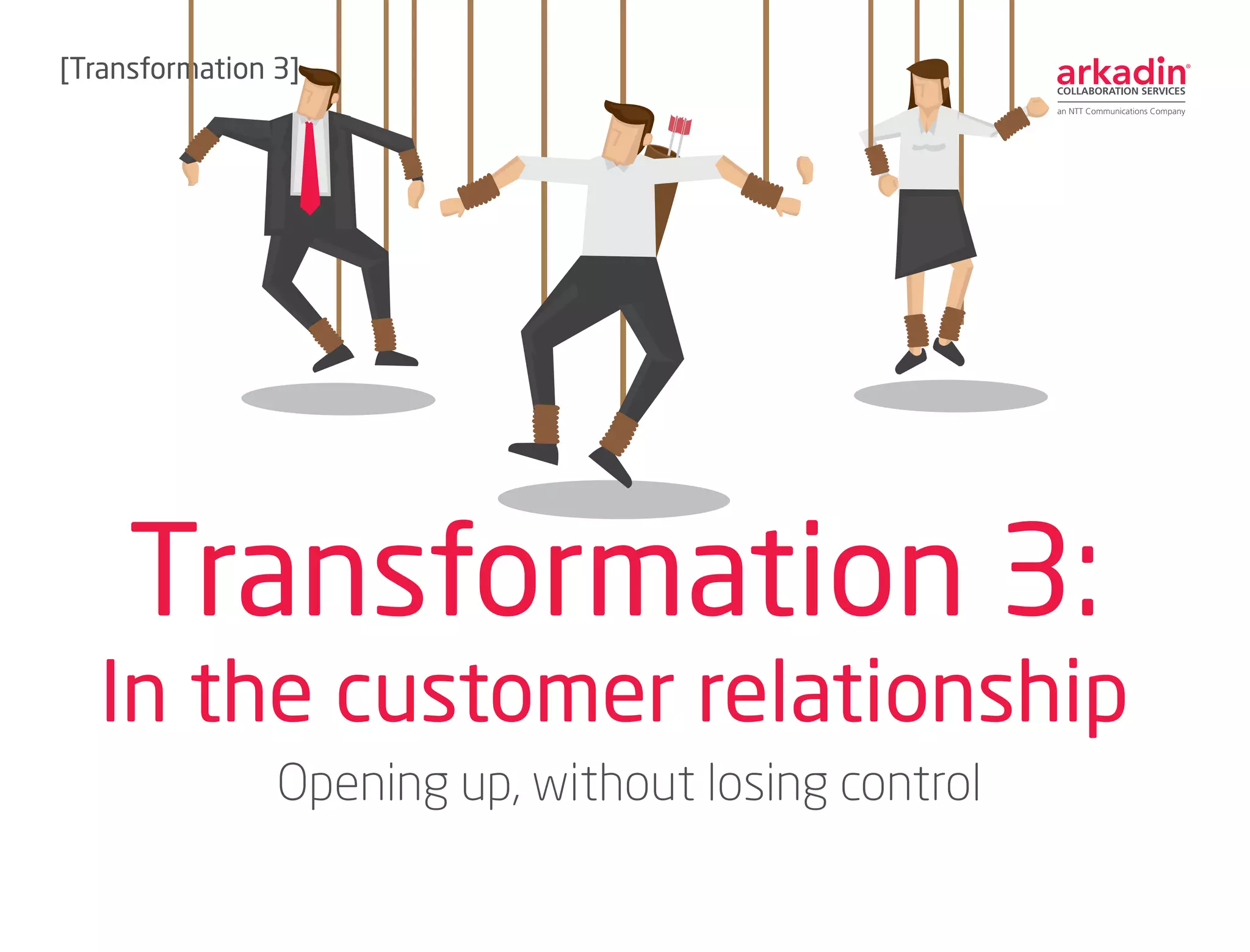 Transformation 3:
In the customer relationship
[Transformation 3]
Opening up, without losing control
 