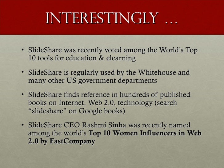 slide share ppt