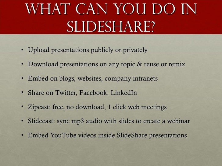 slide share ppt