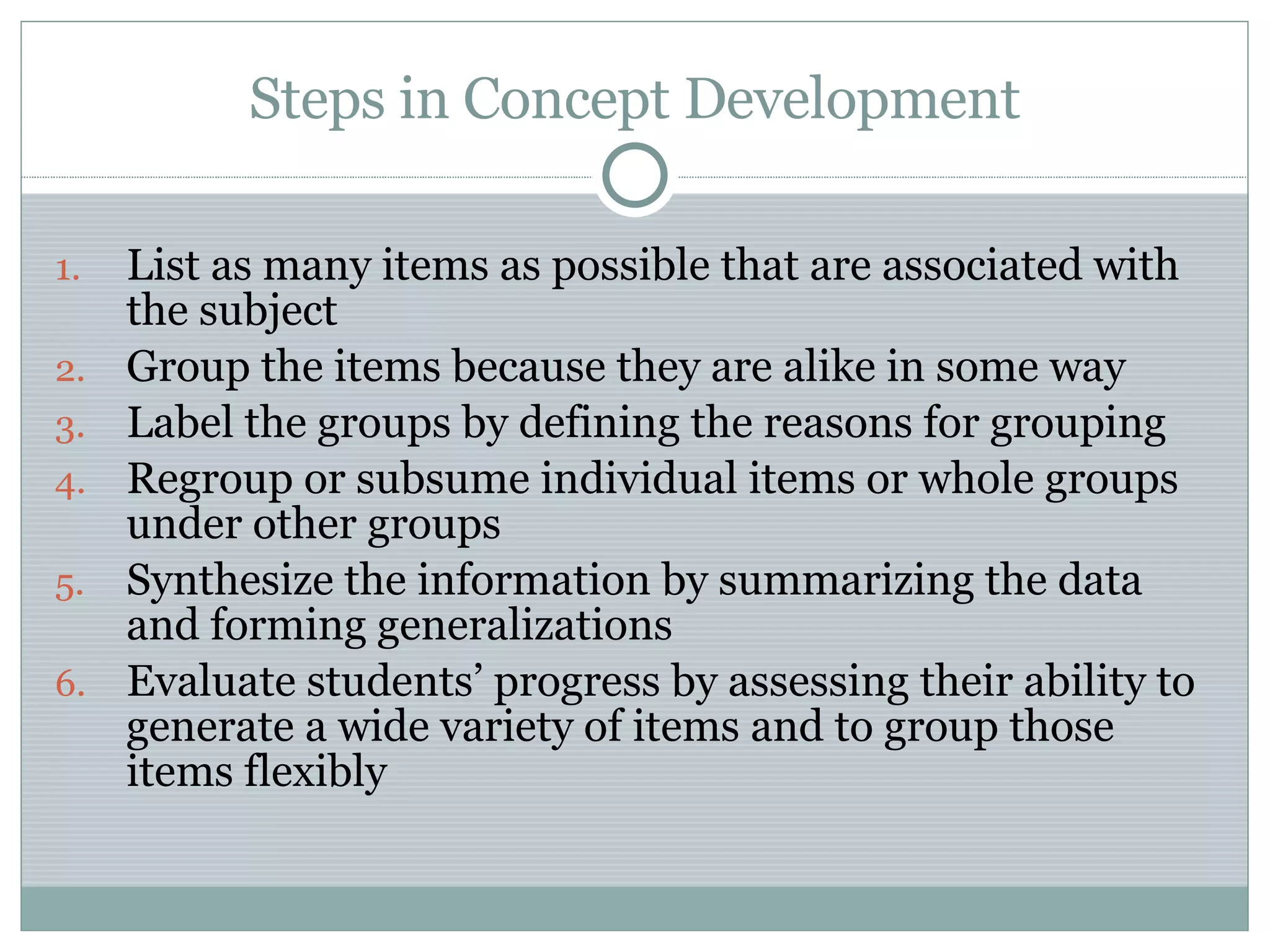 Concept Development | PPT