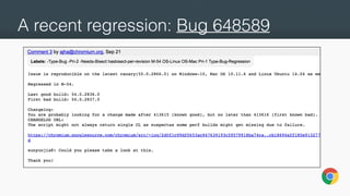 A recent regression: Bug 648589
 