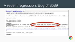 A recent regression: Bug 648589
 