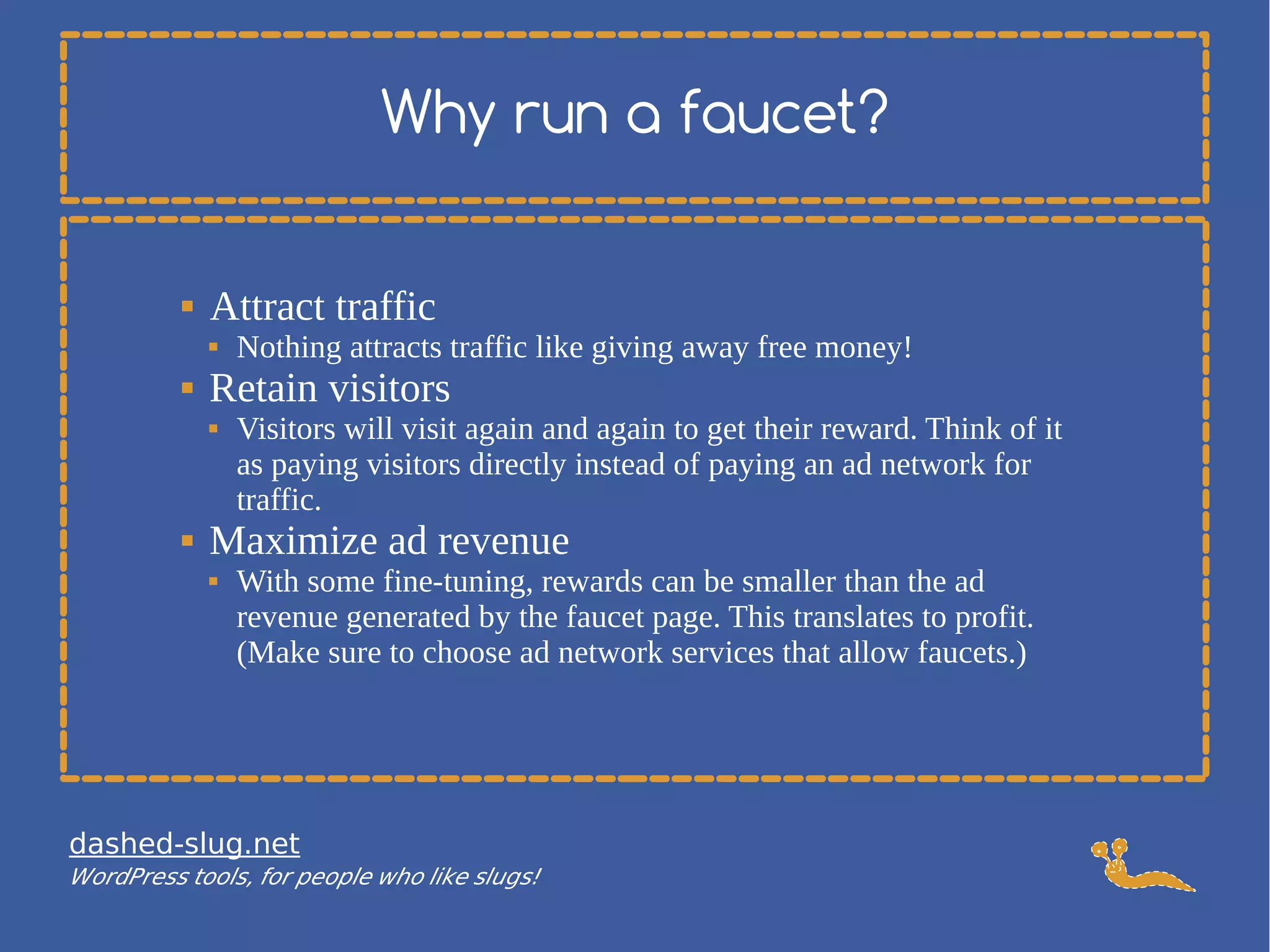 How to run a Bitcoin or altcoin cryptocurrency faucet on WordPress | PDF