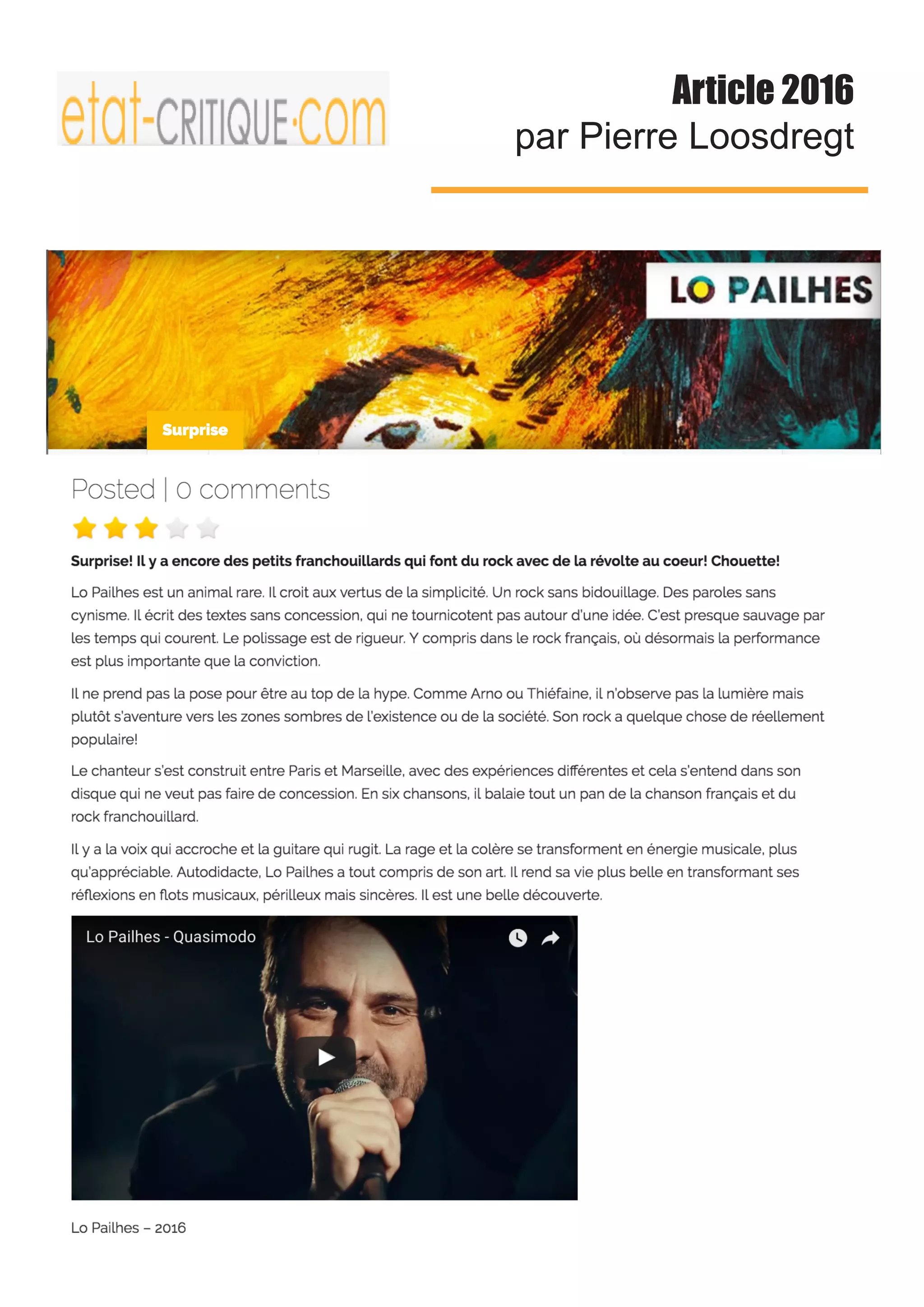 Article 2016
par Pierre Loosdregt