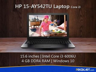  Price List of Laptops in India 