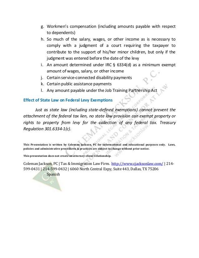 Property Exempt from IRS Levy & Seizure What Property Can’t the IRS…