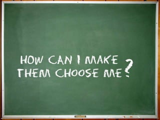 The Solution




                                     ?
• Think like your outreach target!
 