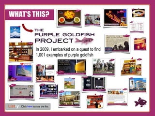 Purple Goldfish Hall of Famers