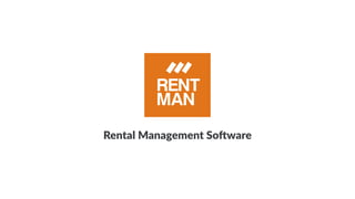 Rental Management Software
 