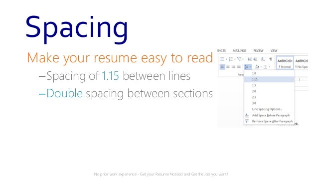 get your resume noticed
