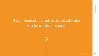 MAKINGHEADLINES
Better informed outreach decisions will make
way for consistent results
@shannonmcguirk_
 