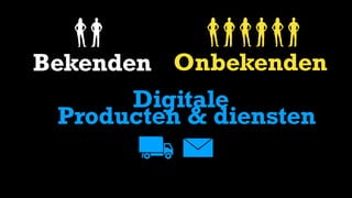 Bekenden Onbekenden
Producten & diensten
Digitale
 