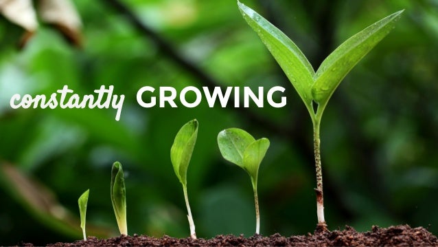 constantly EXPANDING
 