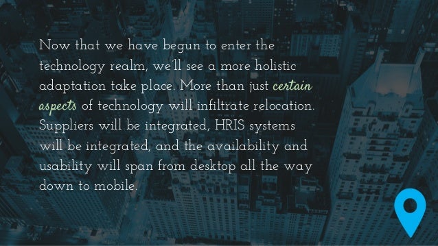 We think this
integration
will come in the form
of two separate shifts.
The first one has
already started.
 