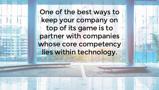 You should always try to
align yourself with
someone who is an expert
at what they do.
 