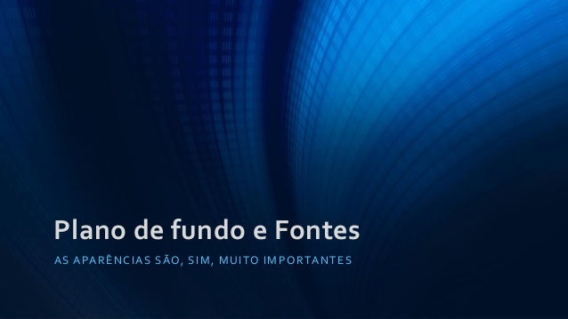 O que é uma apresentação de slides