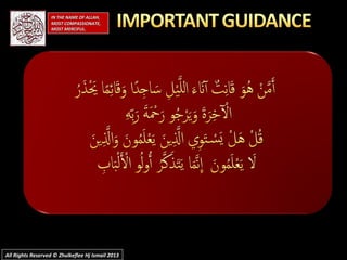 IN THE NAME OF ALLAH,IN THE NAME OF ALLAH,
MOST COMPASSIONATE,MOST COMPASSIONATE,
MOST MERCIFUL.MOST MERCIFUL.
All Rights Reserved © Zhulkeflee Hj Ismail 2013All Rights Reserved © Zhulkeflee Hj Ismail 2013
 