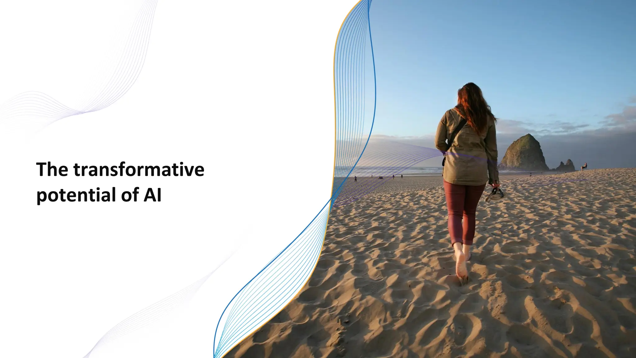 The transformative
potential of AI
 