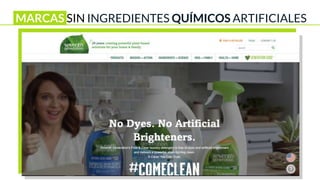 MARCAS SIN INGREDIENTES QUÍMICOS ARTIFICIALES
 